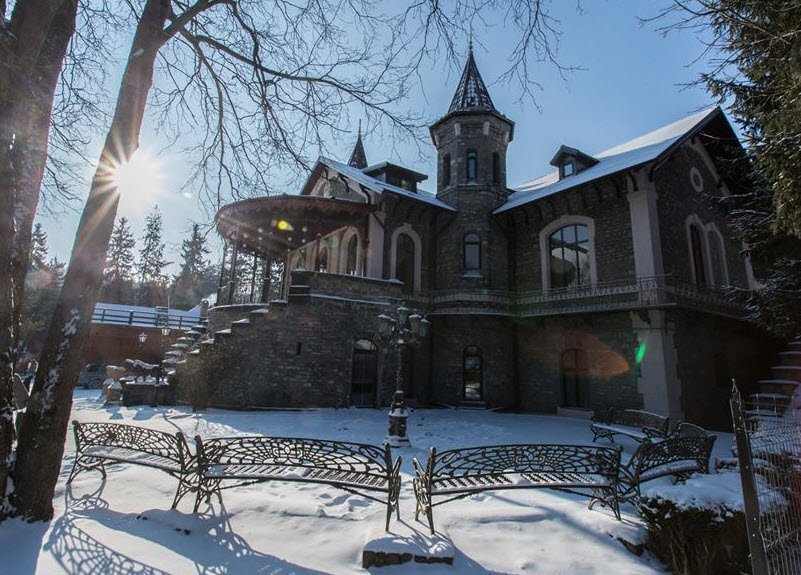 The Știrbey Castle, Sinaia, Romania, Romania